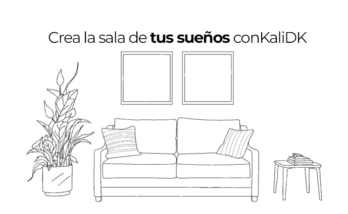 Te ayudamos a crear la mejor versión de tu sala, con #kalidad y diseño
