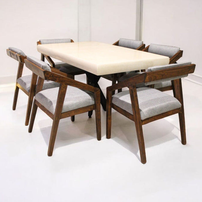 Comedor Mármol Crema P/6 irlanda