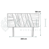 Recamara Turquesa Parota