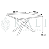Mesa Mármol Carrara Con Faldón P/4
