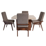 Comedor mármol crema Congo p/4