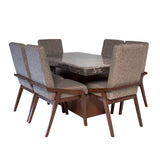 Comedor Mármol Gris Congo p/6