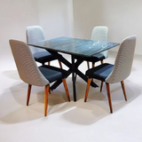 Comedor Granito Negro P/4