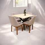 Comedor Mármol Crema Marfil