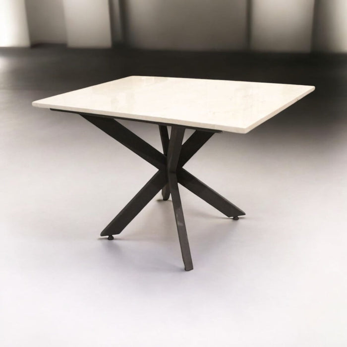 Mesa Mármol Crema Marfil p/4