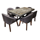 Comedor Mármol Verde Lepanto p/6