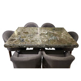 Comedor Mármol Verde Lepanto p/6