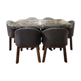 Comedor Mármol Verde Lepanto p/6