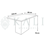 Comedor marmol crema p/4 orbit