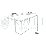 Mesa Mármol Carrara p/6