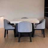 Comedor marmol crema p/4 orbit