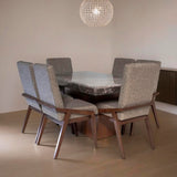 Comedor Mármol Gris Congo p/6